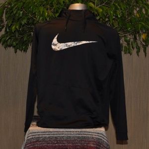 NIKE HOODIE DRI-FIT MEN BLACK SIZE XL